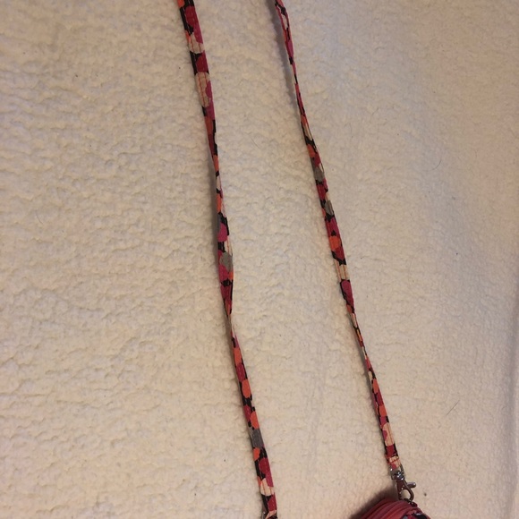 Vera Bradley Coral Print Shoulder Wallet - Picture 2 of 7